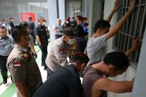 Lapas Pekanbaru Dirazia, Warga Binaan Dites Urine