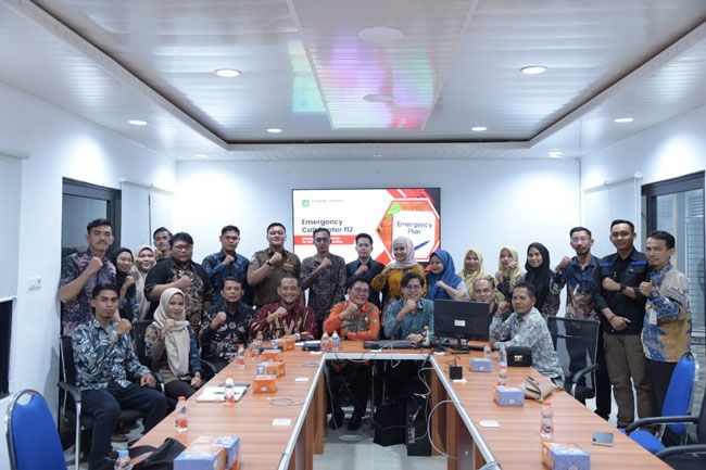 Datangkan Narasumber PT. Jasnita Telekomindo Jakarta, Diskominfotik Bengkalis Taja Bimtek Layanan 112