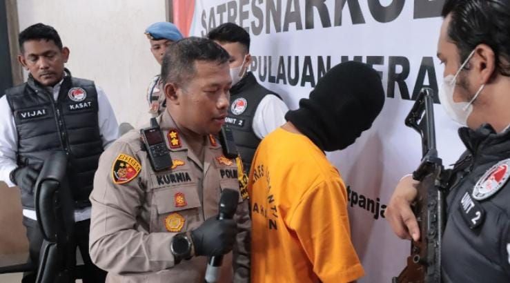 Penangkapan 15,6 Kg Sabu di Kepulauan Meranti, Kapolres: Ini Terbesar