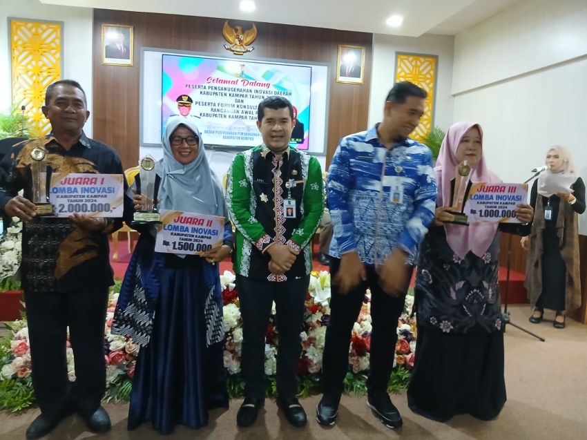 UPT SDN 019 Pandau Jaya Juara I Lomba Inovasi Daerah Kabupaten Kampar 2024