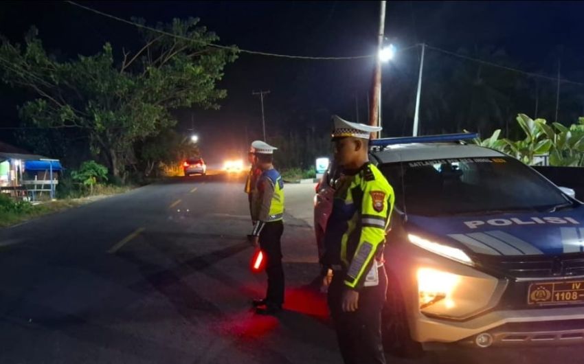 Jelang Nataru, Satlantas Polres Inhil Intensif Patroli Jarak Jauh