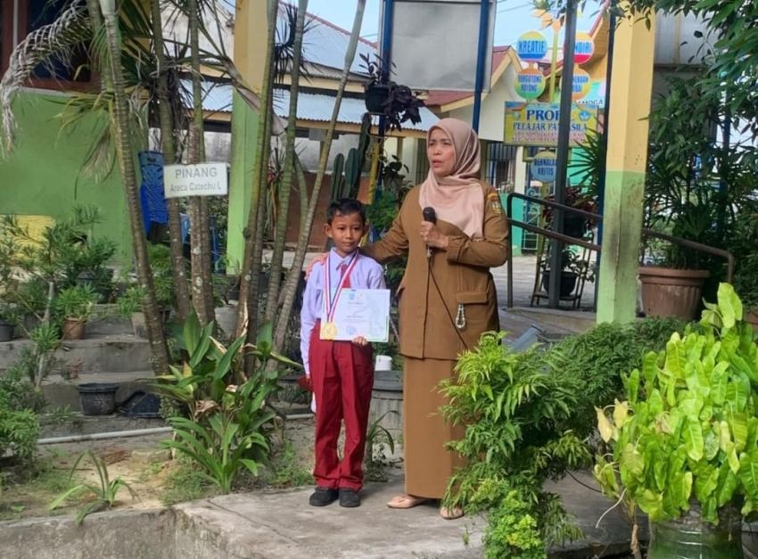 UPT SDN 024 Tanah Merah Dukung Penuh Anak Didik untuk Berprestasi