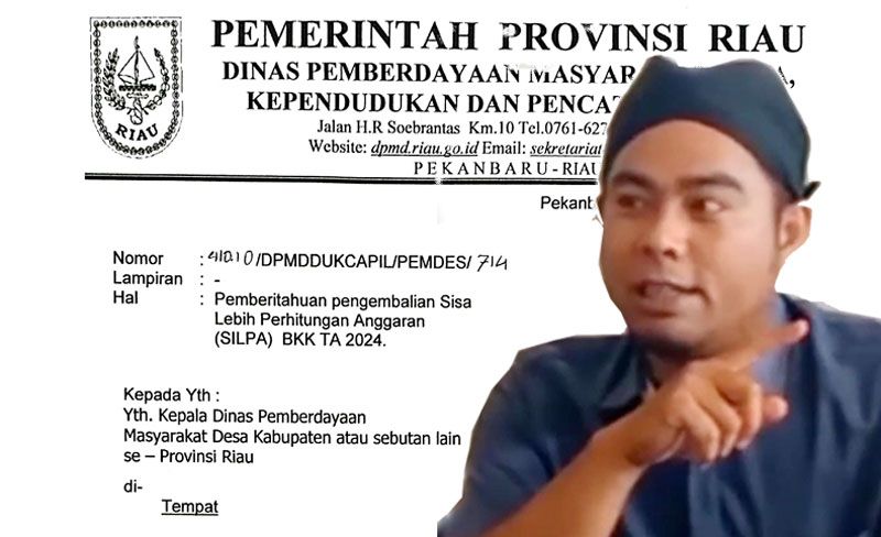 Sekretaris PPDI Kampar Pertanyakan Imbauan Pengembalian SILPA BKK Pemprov Riau kepada Desa TA 2024 ke Rekening Provinsi