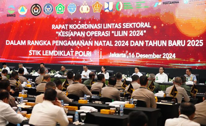 Panglima TNI Hadiri Rakor Lintas Sektoral Kesiapan Operasi Lilin 2024