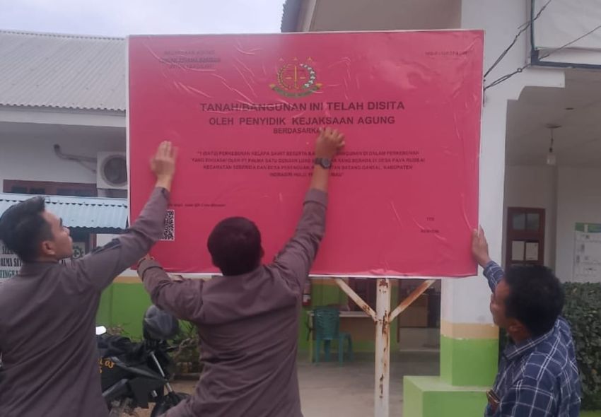 Meski Disegel Kejaksaan, PT SS Tetap Panen. Diduga Ada Beking