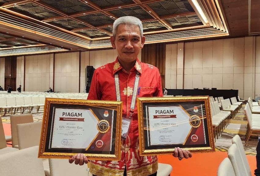 Di Penghujung 2024, KPU Riau Raih Empat Penghargaan
