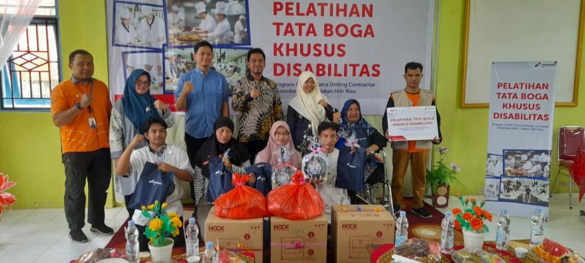 Kolaborasi PT PDC dan Rumah Zakat, Puluhan Penyandang Disabilitas Ikuti Pelatihan Tata Boga di SLBN 1 Bagansiapiapi