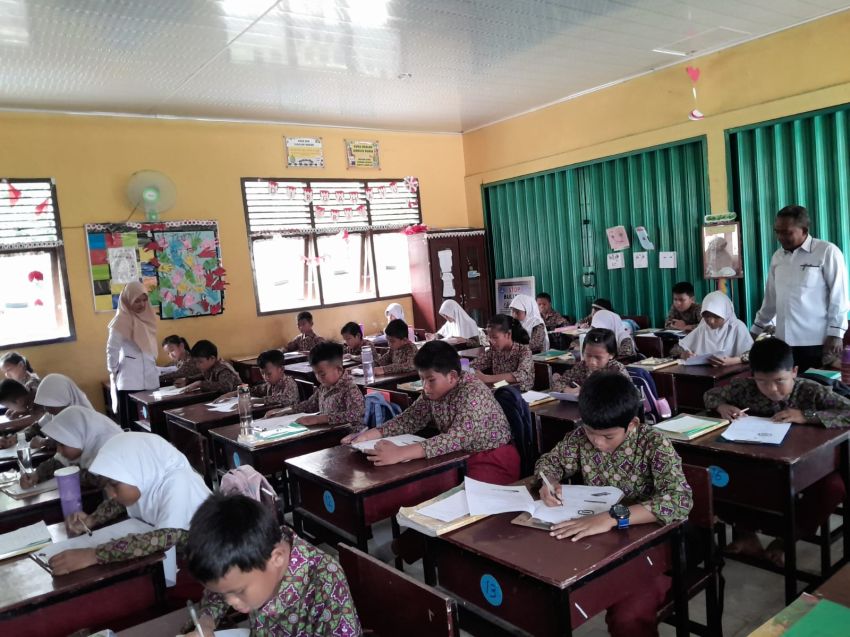 UPT SDN 019 Pandau Jaya Gelar Sumatif Akhir Semester 2024-2025, Fokus Persiapan Kelulusan