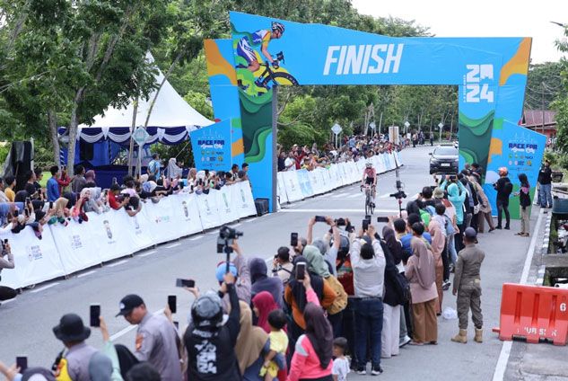 Jack Tane Bailey Grage dari Tim Garuda Development Juara Stage I Tour de Siak 2024