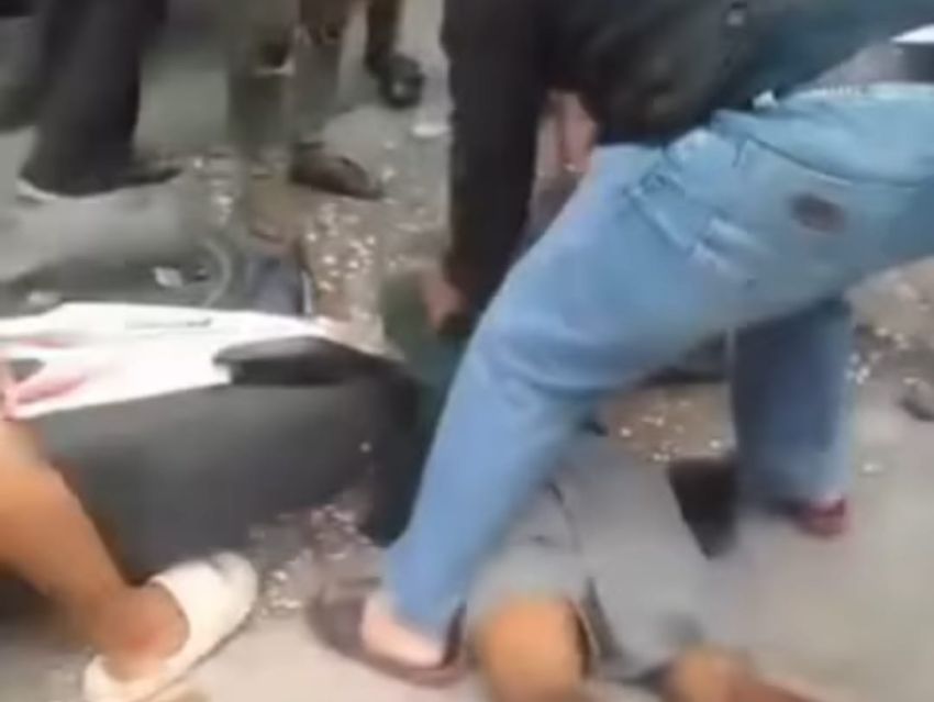Beraksi di Tuanku Tambusai Ujung, Kabur, Jambret Babak Belur Dihajar Massa di Jalan Kartama