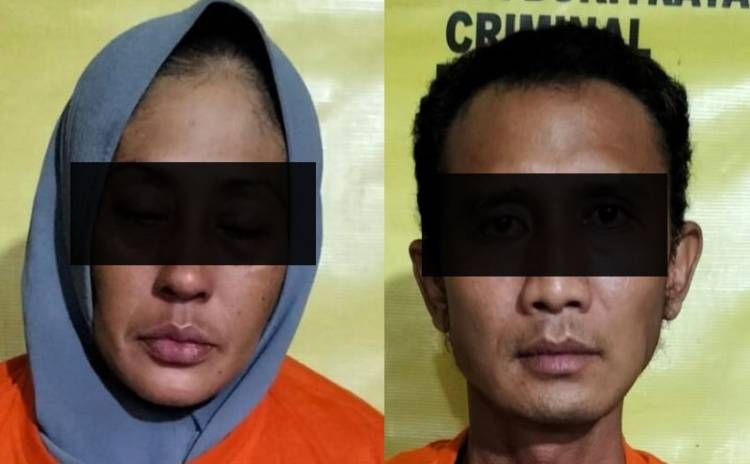 IRT di Pekanbaru dan Suami Siri Curi Motor Ponakan untuk Beli Sabu