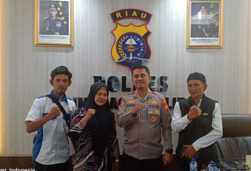 Perkuat Sinergi, PPWI Inhil Silaturahmi dengan Kapolres