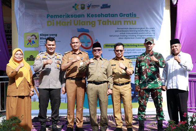 Pemkab Siak Terapkan Pemeriksaan Kesehatan Gratis untuk Warga Berulang Tahun di Bungaraya