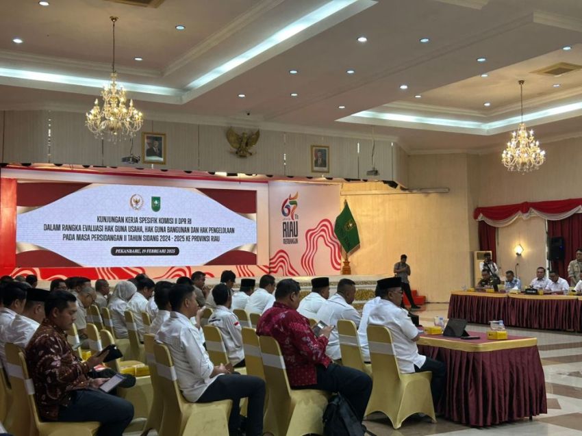 Kunker Spesifik ke Riau, Komisi II DPR Evaluasi HGU
