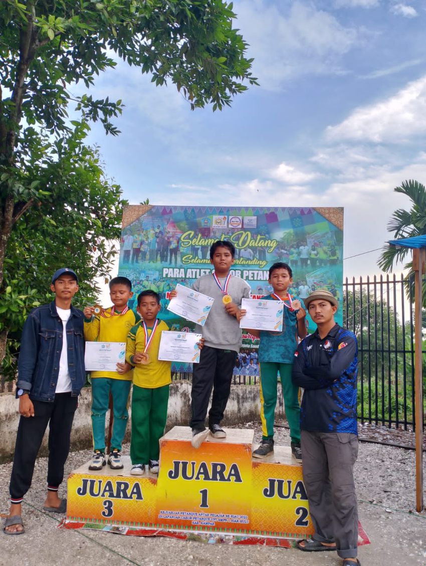 Empat Murid UPT SDN 036 Karya Indah Sabet Juara di Mini Kompetisi Petanque Antarpelajar 2025