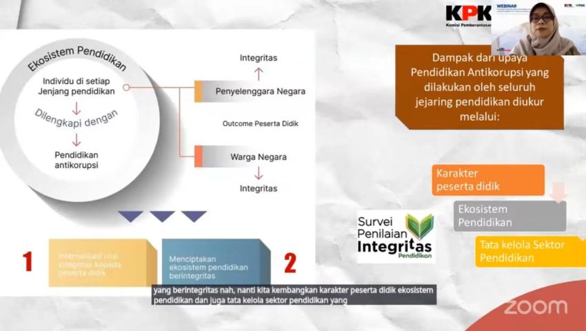 Pendidikan Antikorupsi, Bangun Integritas Peserta Didik