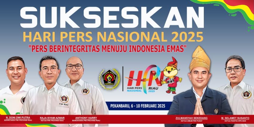 Puluhan Tokoh Pers Nasional akan Hadiri HPN Riau 2025