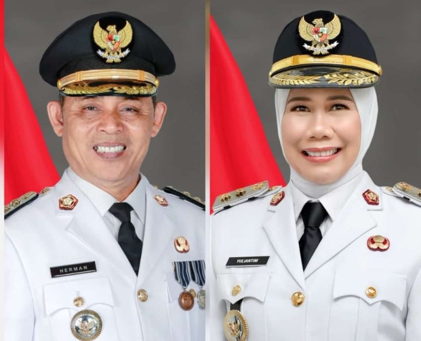 Sah! H. Herman dan Yuliantini Bupati dan Wakil Bupati Inhil 2025-2030