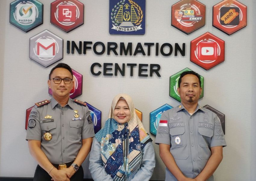 Silaturahmi dan Perkuat Sinergi, PPWI Inhil Sambangi Kantor Imigrasi
