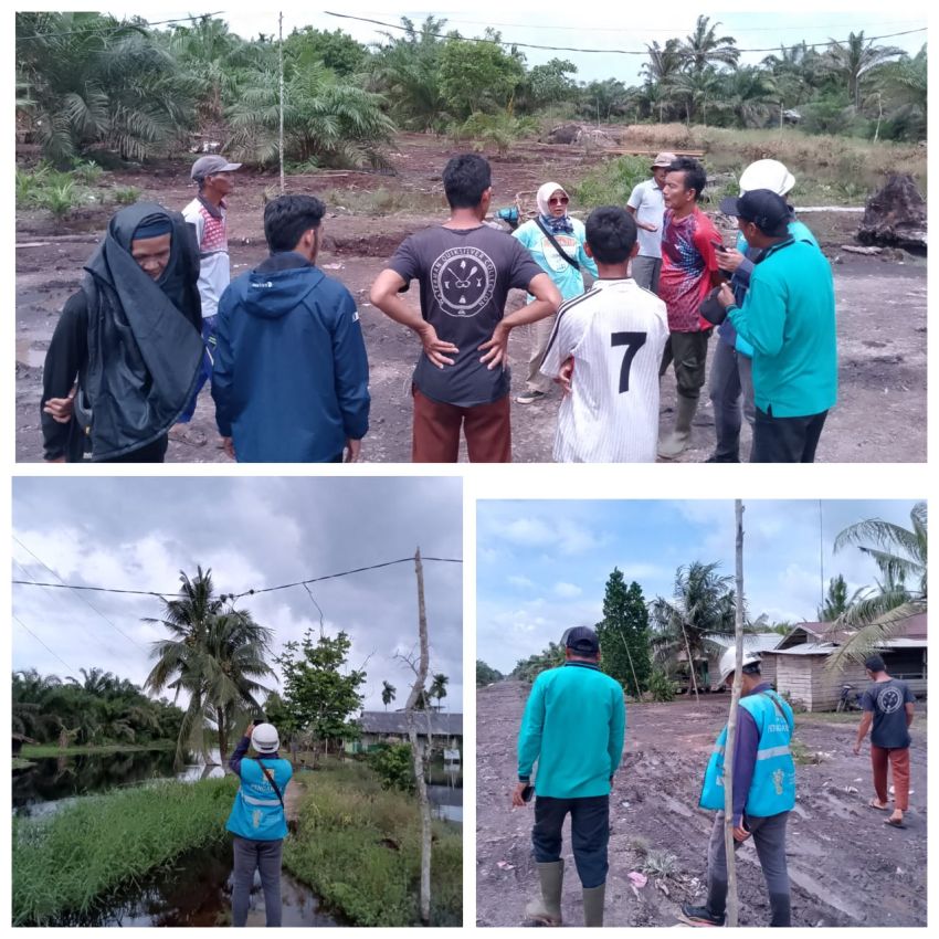PPWI Inhil Dampingi PLN Tembilahan Tinjau Kondisi Listrik Warga Desa Pasir Emas