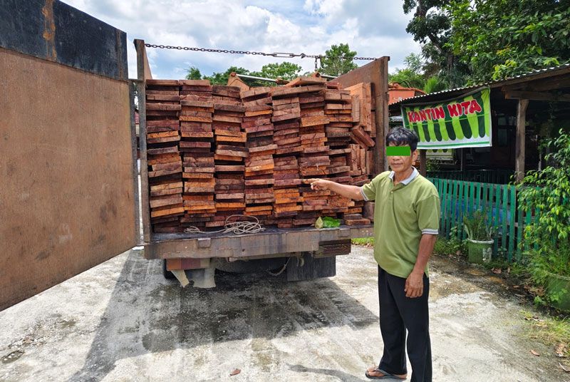 Residivis Kasus Ilog Kembali Tertangkap, Bawa Kayu Olahan dari SM Kerumutan