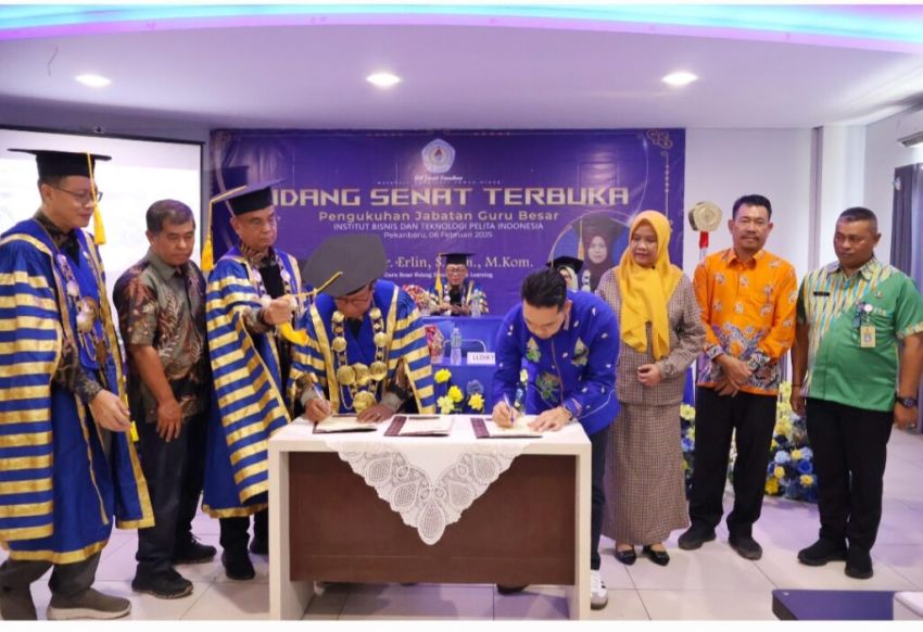 Tingkatkan SDM, Pj. Bupati Inhil Jalin Kerja Sama dengan Institut Bisnis dan Teknologi Pelita Indonesia