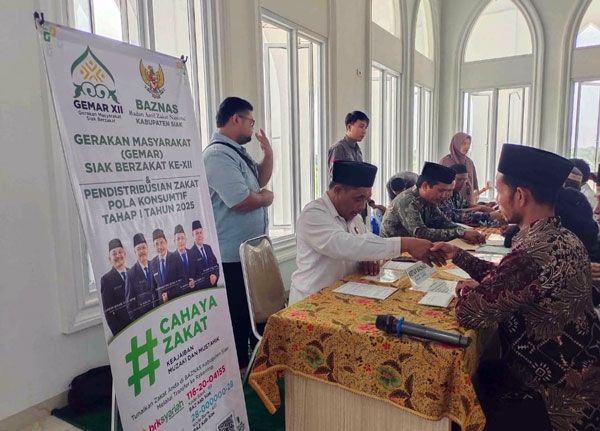 Gelar Gemar Berzakat di Kecamatan Pusako, Baznas Ajak Masyarakat Tingkatkan Kesadaran Berzakat