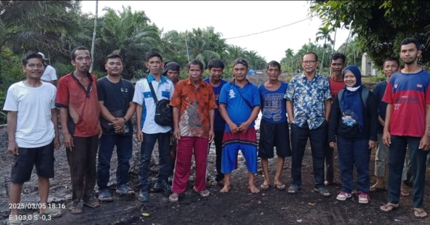 Perjuangkan Nasib Ratusan Warga, PPWI Inhil Turun Langsung ke Desa Pasir Mas