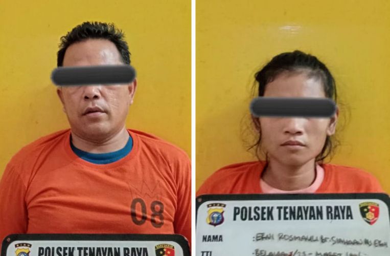 Suami Istri di Tenayan Raya Nekat Gelapkan HP untuk Beli Narkoba