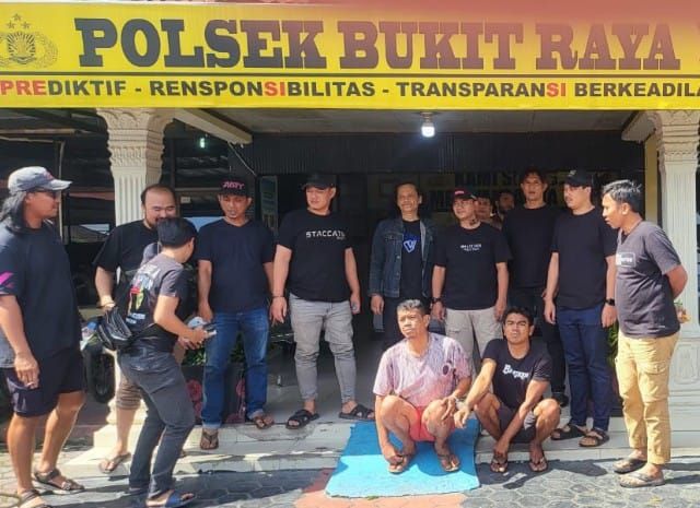 Perempuan Dianiaya Debt Collector di depan Mapolsek Bukit Raya, 4 Diringkus