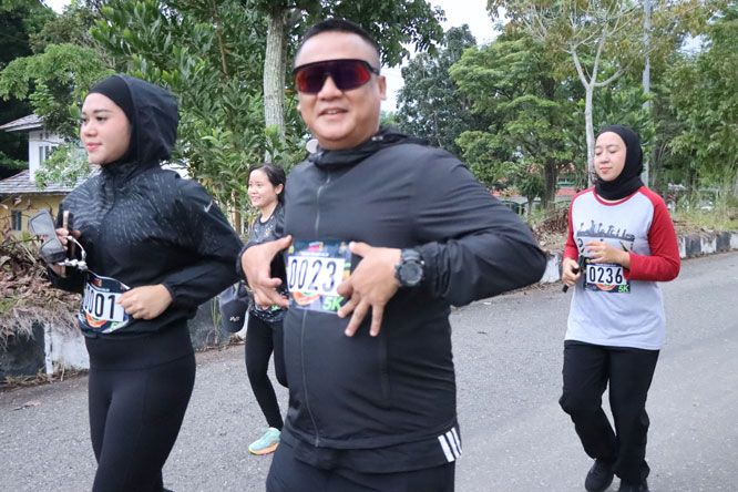 Serentak di Riau, Ratusan Peserta Ikuti Karhutla Fun Run 2025 di Rokan Hilir