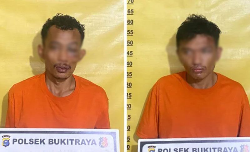 Dua Maling Motor di Jalan Kartama Pekanbaru Babak Belur Dihajar Warga