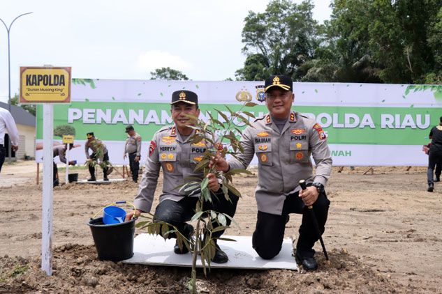 Kunker ke Mapolres Rokan Hilir, Irjen Herry Heryawan Sampaikan Soal Green Policing dan Profesionalitas Personel