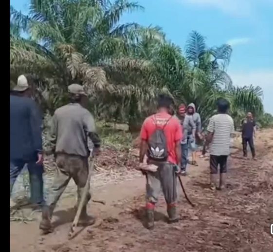 Bentrok Antar Warga Nyaris Terjadi di Inhil, Diduga Ulah Perusahaan