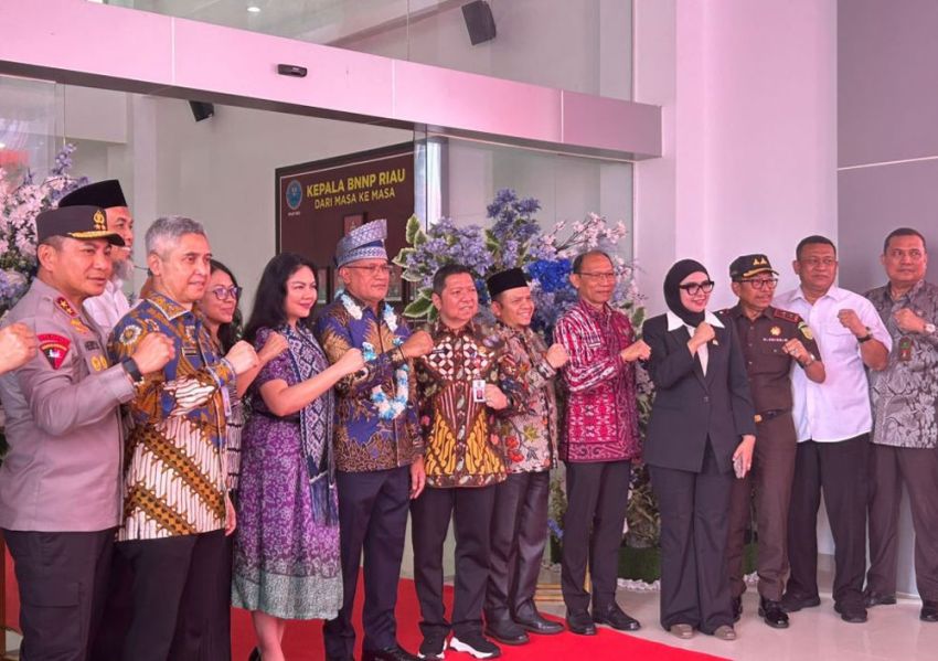 Gedung BNN Riau Diresmikan