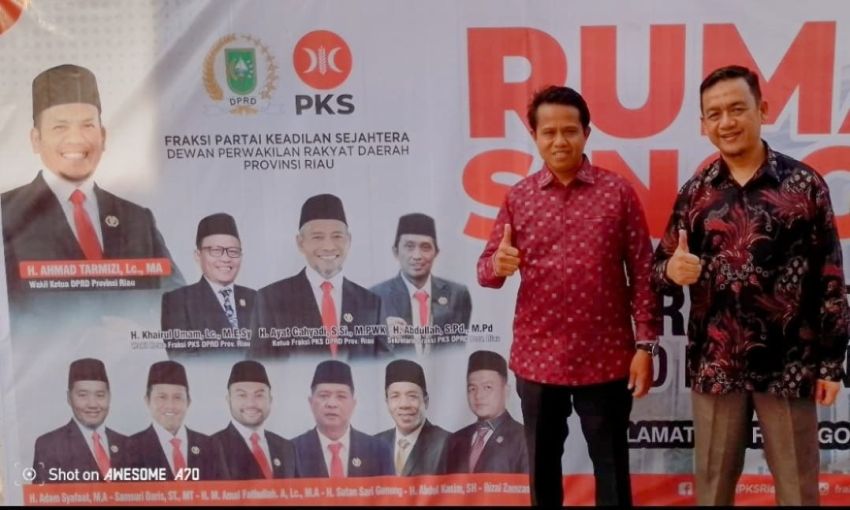 Ratusan Warga Inhil Telah Menginap di Rumah Singgah Fraksi PKS DPRD Riau