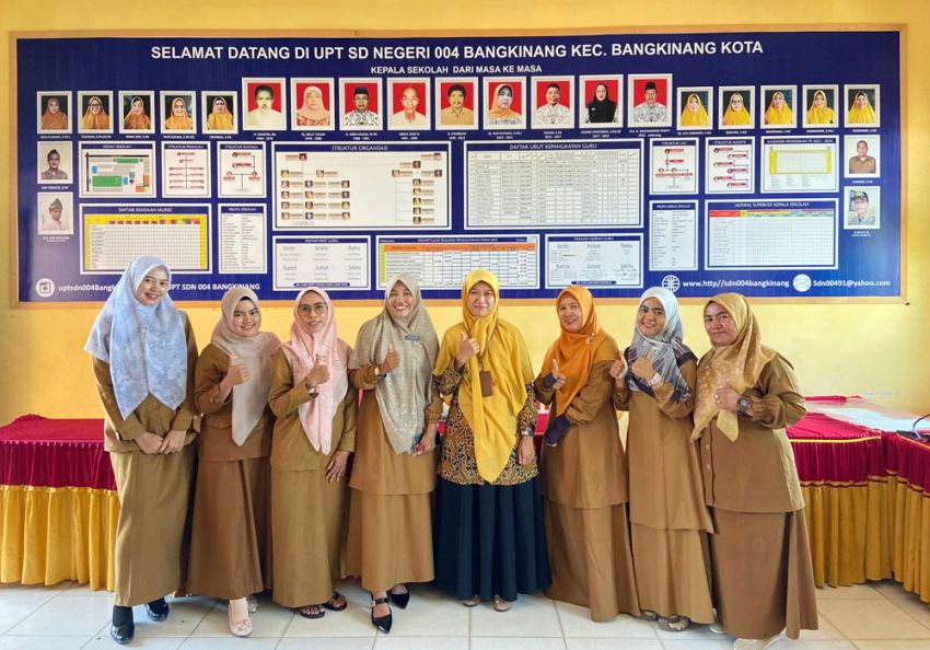 Berhasil Menerapkan 7 Kebiasaan Anak Indonesia Hebat, BPMP Riau Kunjungi UPT SDN 004 Langgini