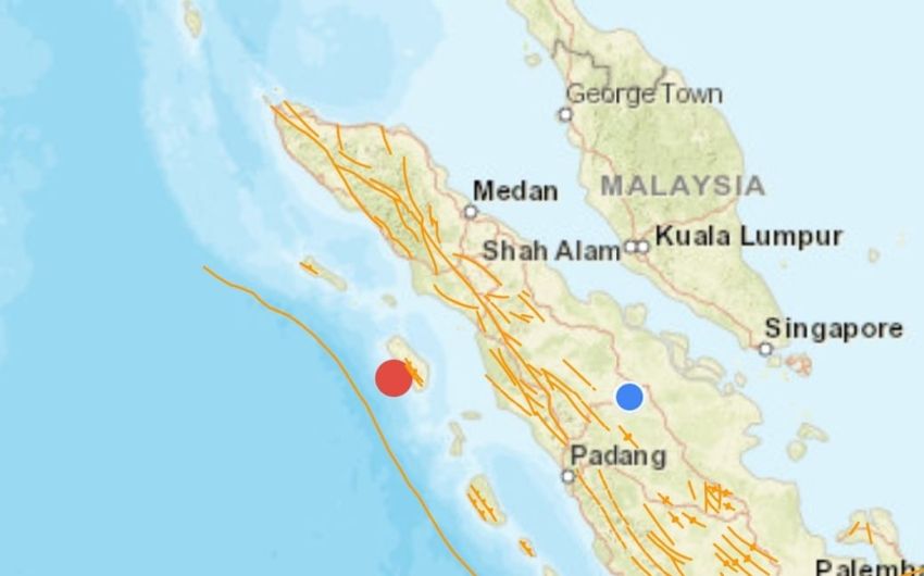 Gempa 5,4 Magnitudo Guncang Nias Barat Siang Tadi