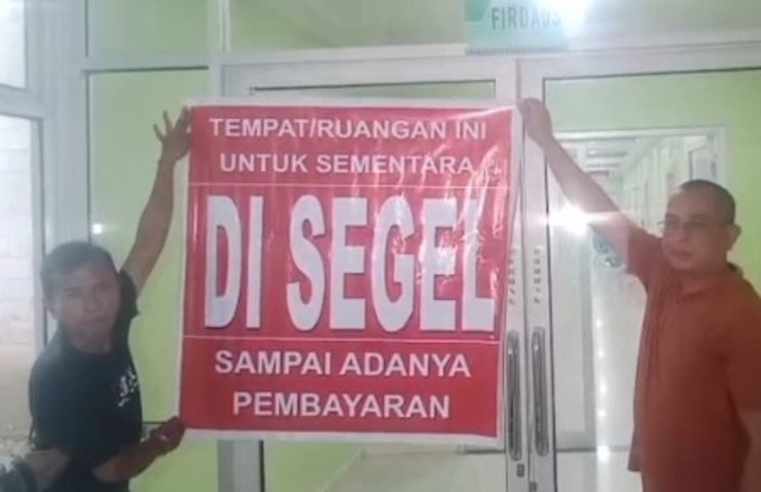 Heboh Kontraktor Segel RS Madani, Ternyata Pekerjaan tak Ada Kontrak