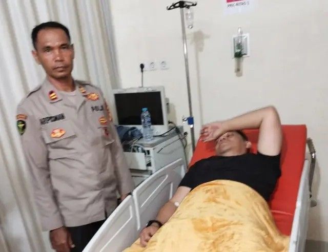 Wakapolres Kuansing Patah Tulang, Ditabrak Saat Bubarkan Balap Liar