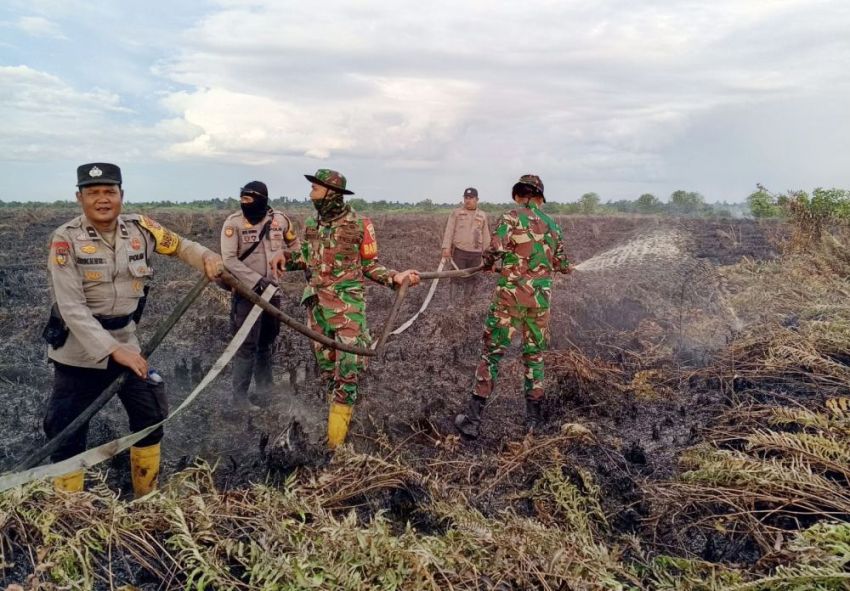 Bakar Lahan, Petani di Rohil Diamankan