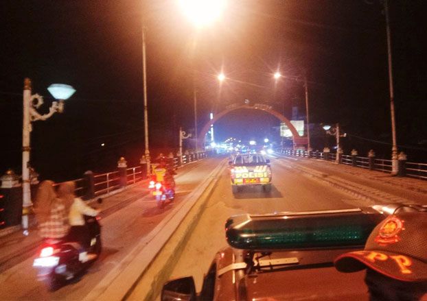 TNI Polri Bersama Satpol PP Waspadai Aksi Begal di Kabupaten Rokan Hulu, Riau