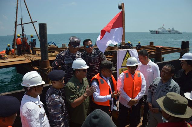 Bakamla RI dan Kemenko Polkam Tinjau Menara Suar Perbatasan Indonesia-Malaysia-Singapura