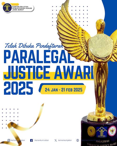 4 Kabupaten dan 1 Kota di Riau Lolos Paralegal Justice Award 2025
