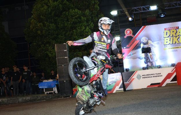 Polda Riau Gelar Bhayangkara Drag Bike 2025, Dukung Riau Zero Balapan Liar