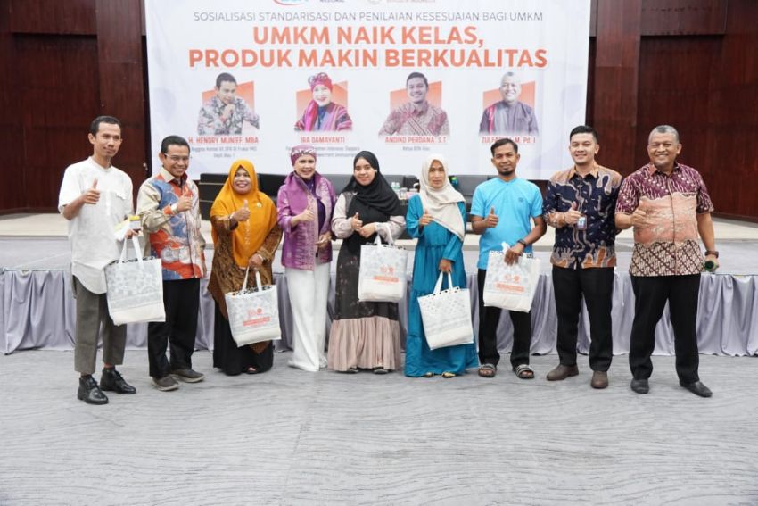 Hendry Munief dan BSN Gelar Sosialisasi Standarisasi Produk Bagi UMKM