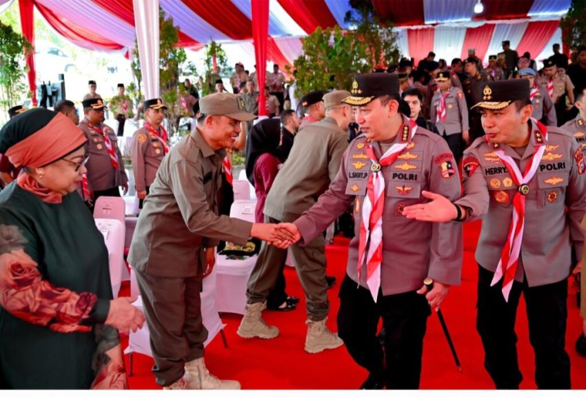 Bupati Inhil H. Herman Hadiri Jambore Karhutla Riau 2025