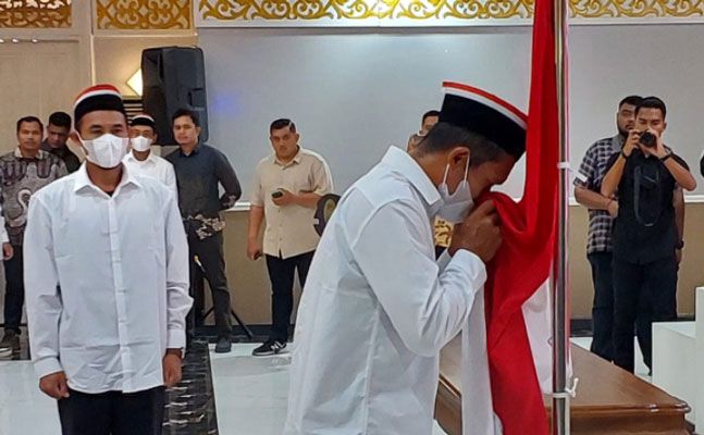 Puluhan Anggota Kelompok Anshor Daulah Lepas Bai'at dan Ikrar NKRI