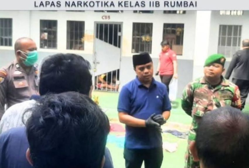 Razia Gabungan, Lapas Narkotika Rumbai Digeladah