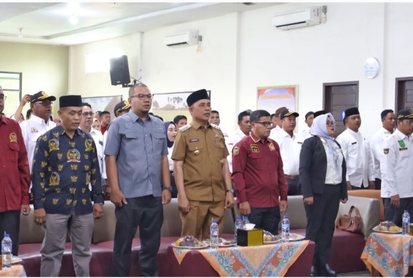 Bupati Inhil H. Herman Hadiri Pelantikan Ketua PABPDS Inhil Periode 2025-2031